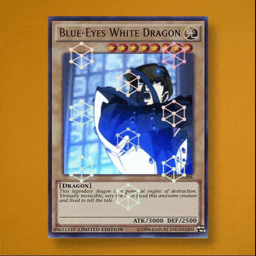 1st Edition Yugioh! Blue Eyes White Dragon holo cardListed for
