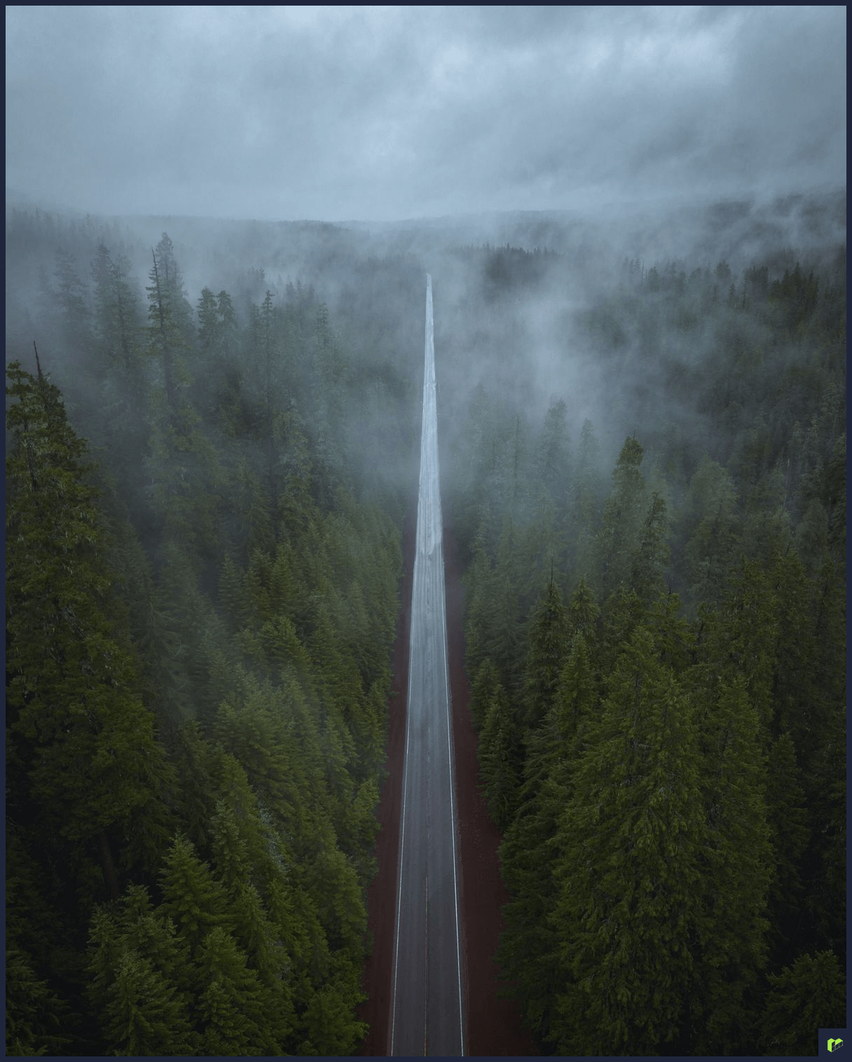 "Green World #99 - Long Road" by Chad Torkelsen