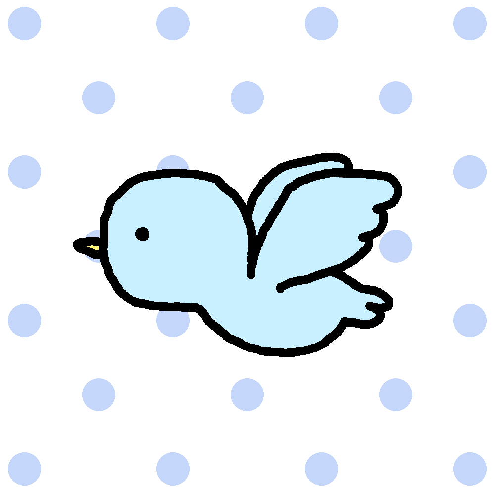 flying a happy blue bird - Animated GIF of animals | OpenSea