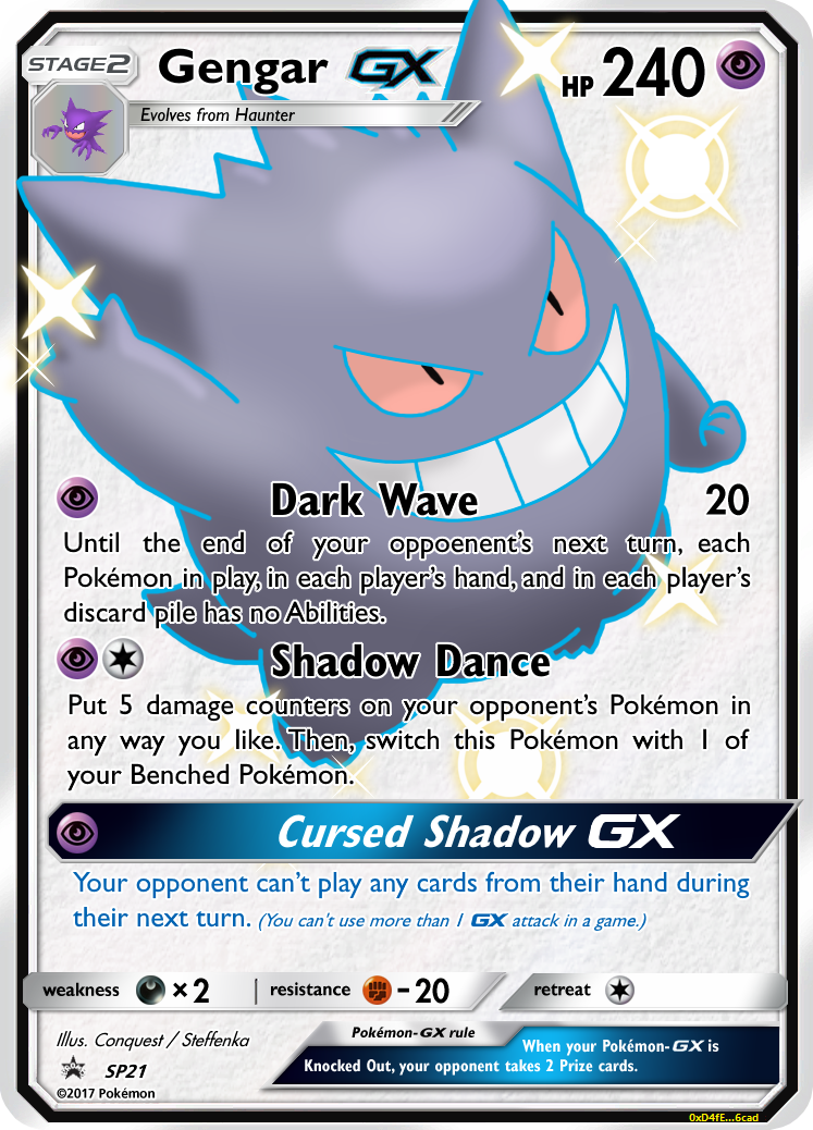 art] OC, custom Shiny Charizard, Gengar & Mimikyu card for SezShop :  r/ShinyPokemon