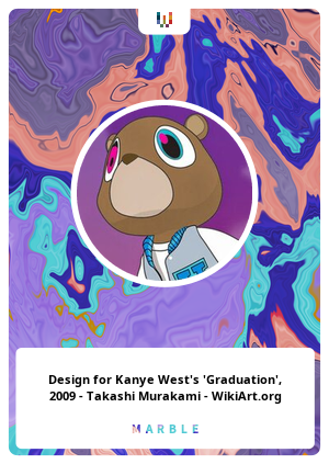 Design for Kanye West's 'Graduation', 2009 - Takashi Murakami