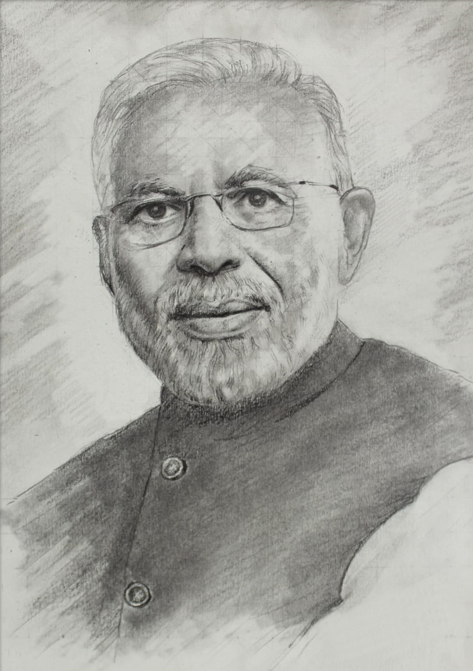 PM Narendra modi's sketch | Sketching..✏ | By Art by Vidhi | Facebook