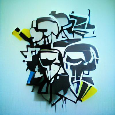 King Gorilla #002 - King Gorilla - Graffiti Minimalist Pop Art