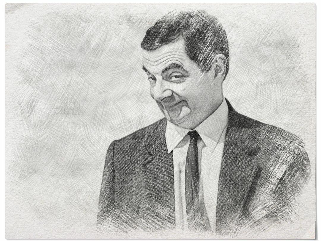 Mr Bean Drawing by Sandip Narayan Chopdar  Pixels