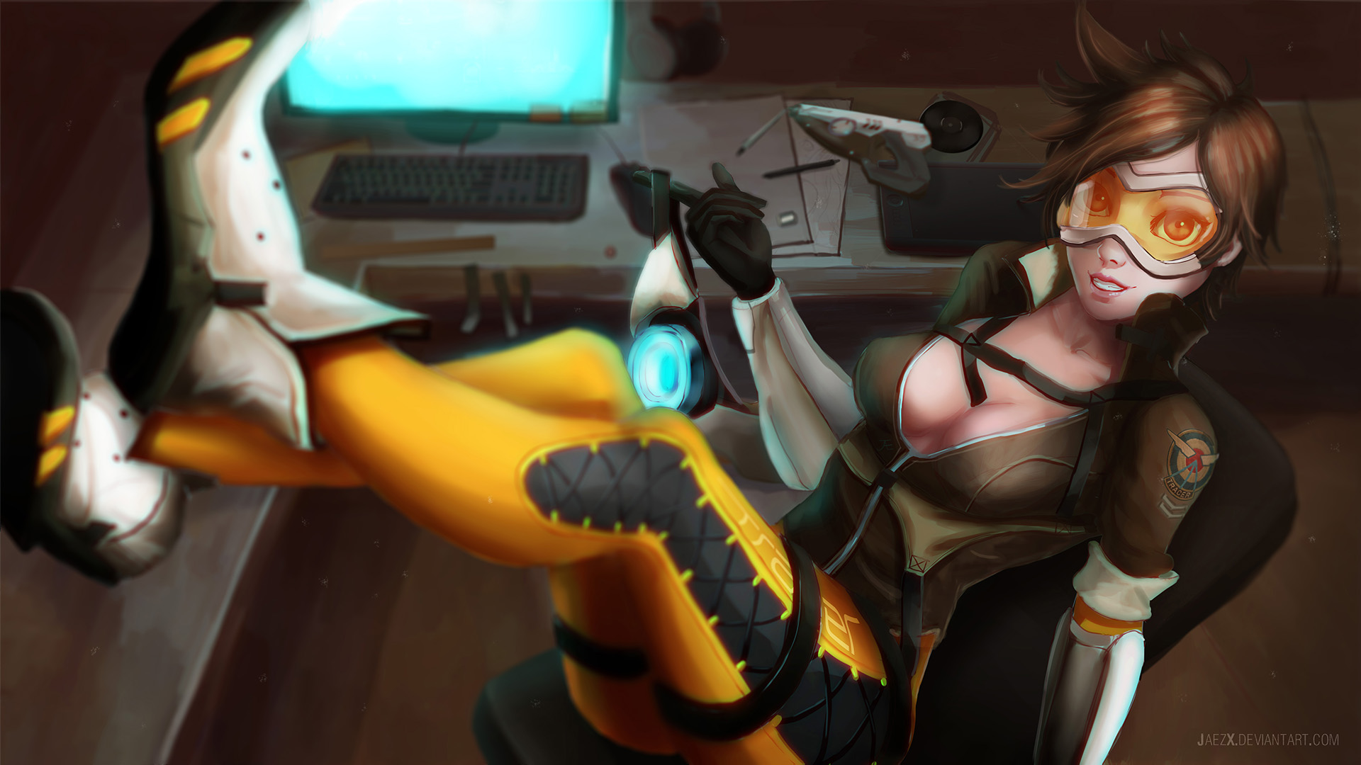 Perfil  Tracer – Overwatch - Rainbow Road