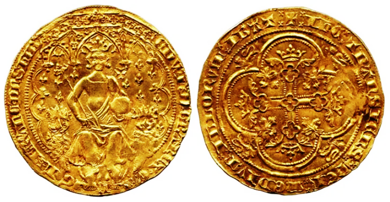 1343 Edward III florin - The Most Expensive Coins in the World-NFTs |  OpenSea