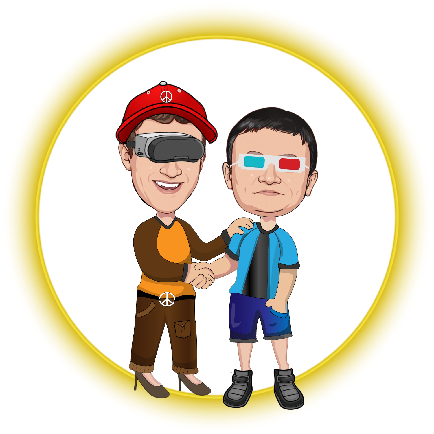 mark zuckerberg and jackma friendship Collection OpenSea