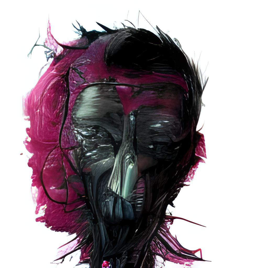 AI portrait: zombie style #61 - Neural player [Ethereum] | OpenSea