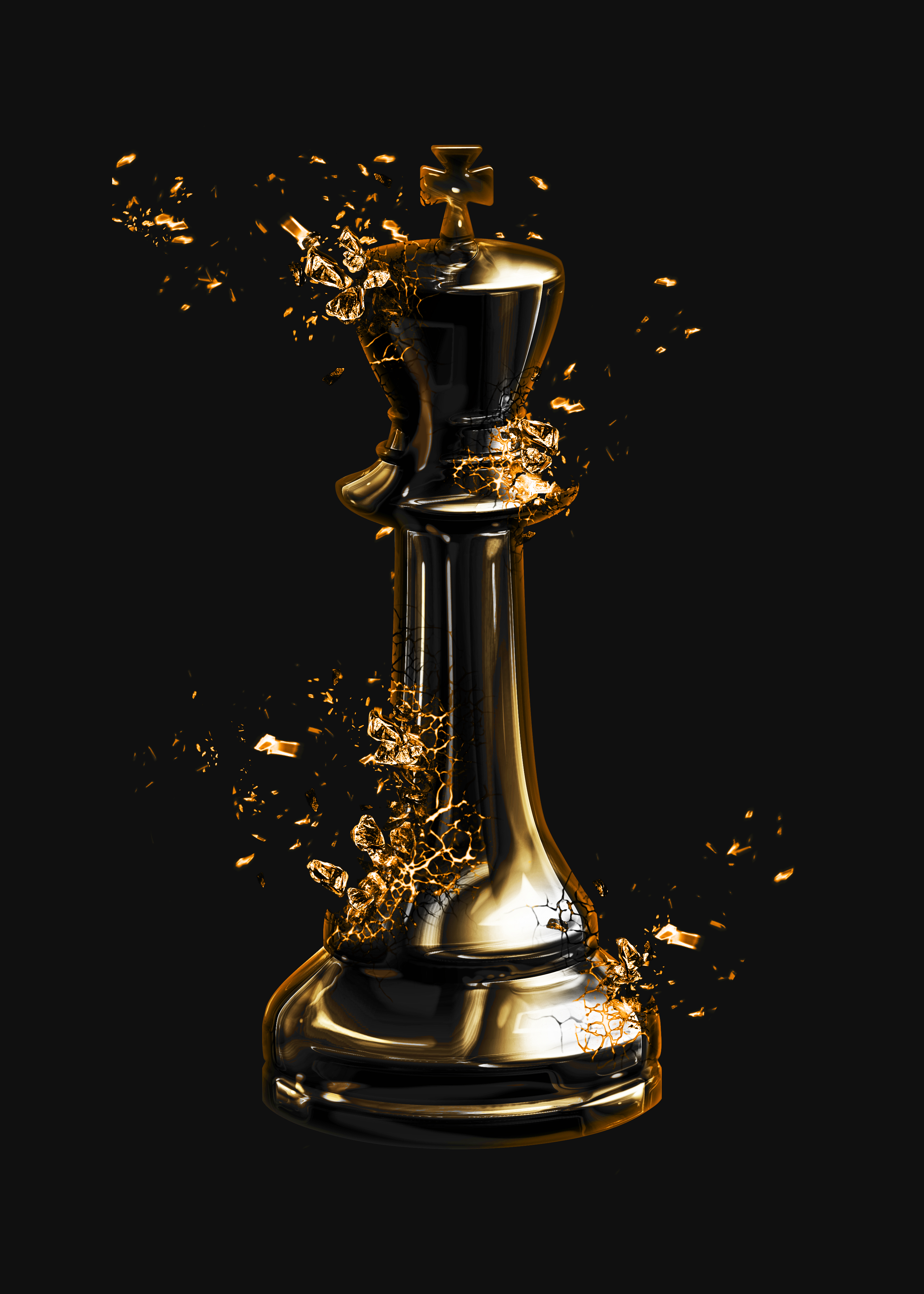 Gold Chess king wallpaper by KishoRupa - Download on ZEDGE™