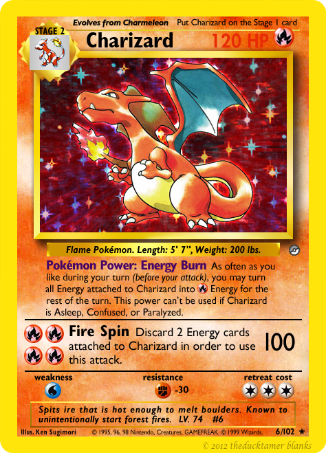 Charizard (006c/∞), Busca de Cards