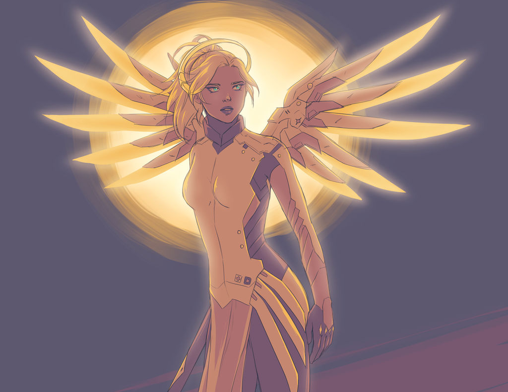 Mercy Offers a Hand Overwatch GIF Meme Template