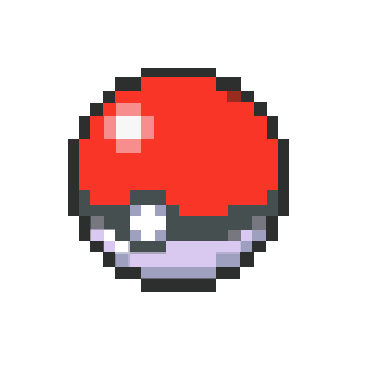 Poke ball pixel art