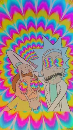 420 Rick and Morty Background