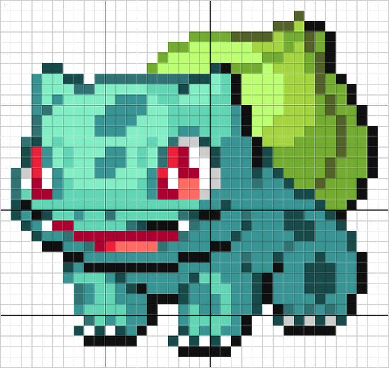 Balbasaur pixel - Pokemon Pixel Pixel | OpenSea