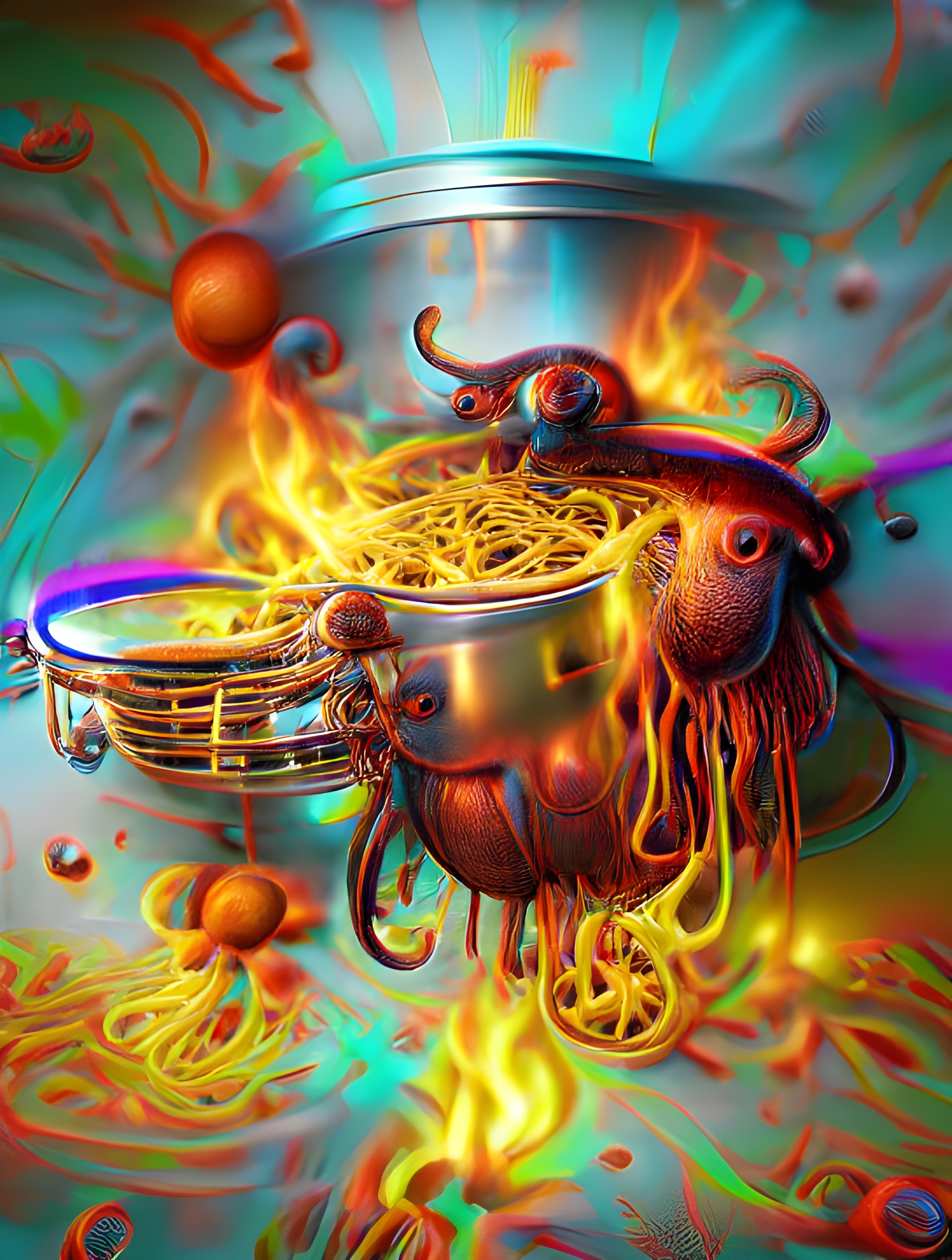 Flying Spaghetti Monster - <EliteNFT> | OpenSea