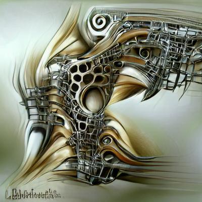 biomechanical art artwork