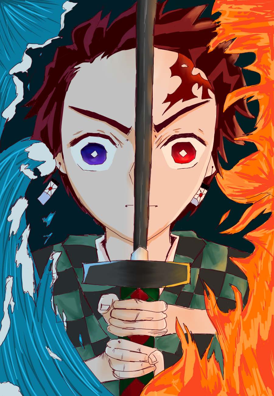 Tanjiro Fan Art - Anime Fan Girl