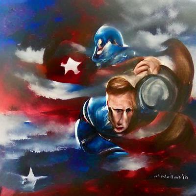 Copper Master Avengers series Copper Figure Toy Doll Captain America:  full specifications, photo
