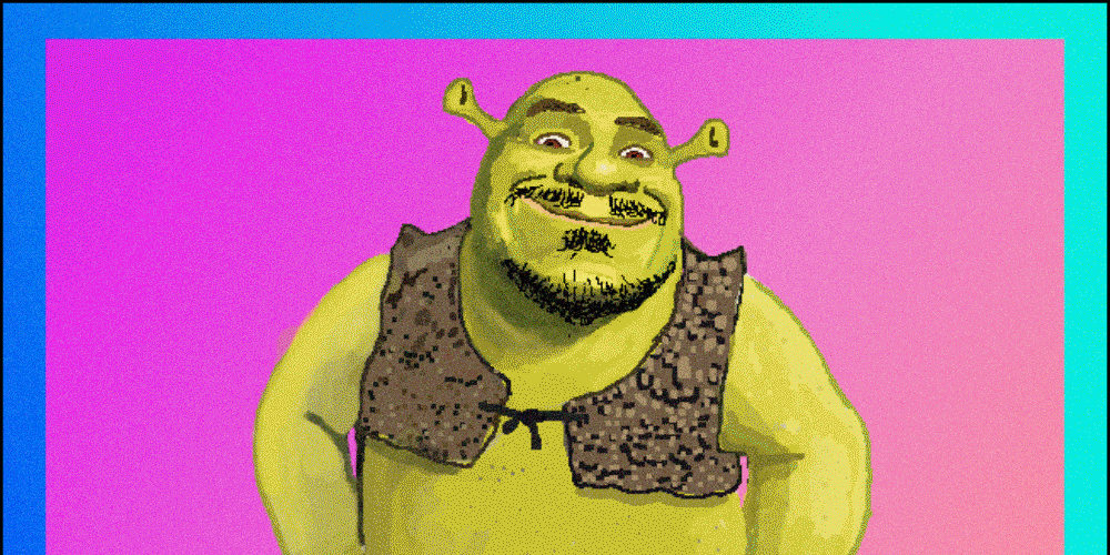 Shrek Meme Ogre Monster Dance Making Face GIF