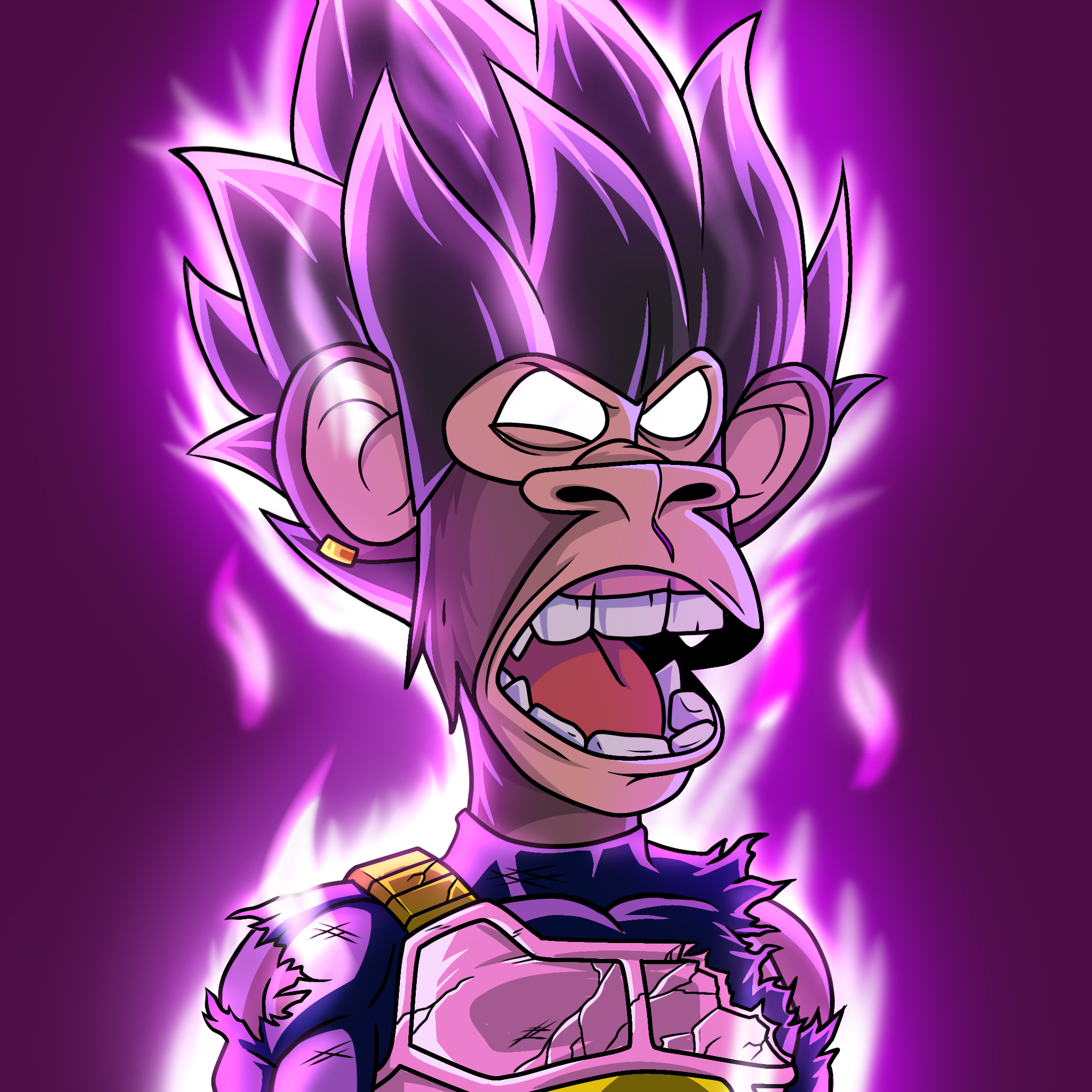 Vegeta ultra ego, png