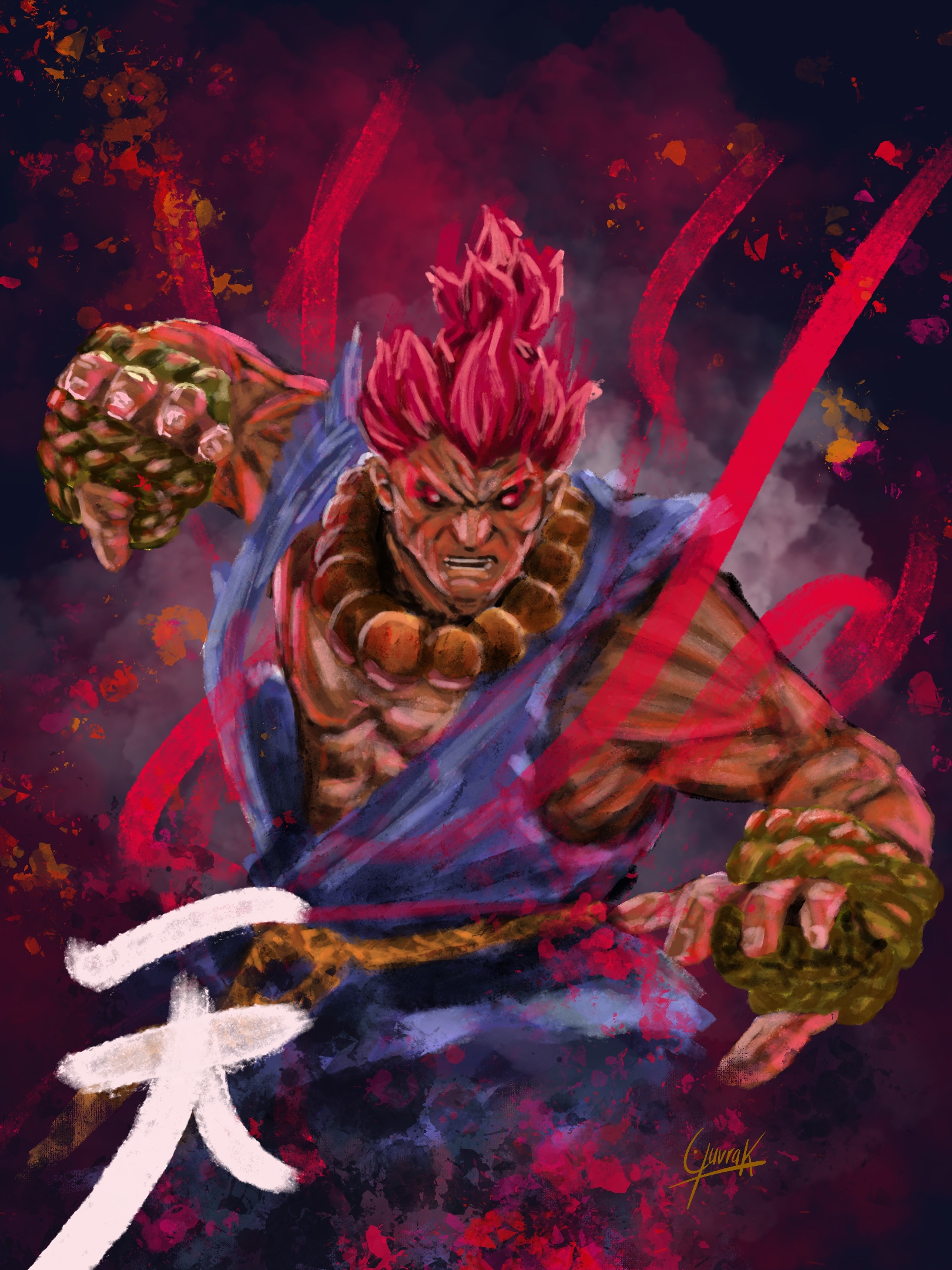 Street fighter characters, Street fighter art, Akuma street fighter