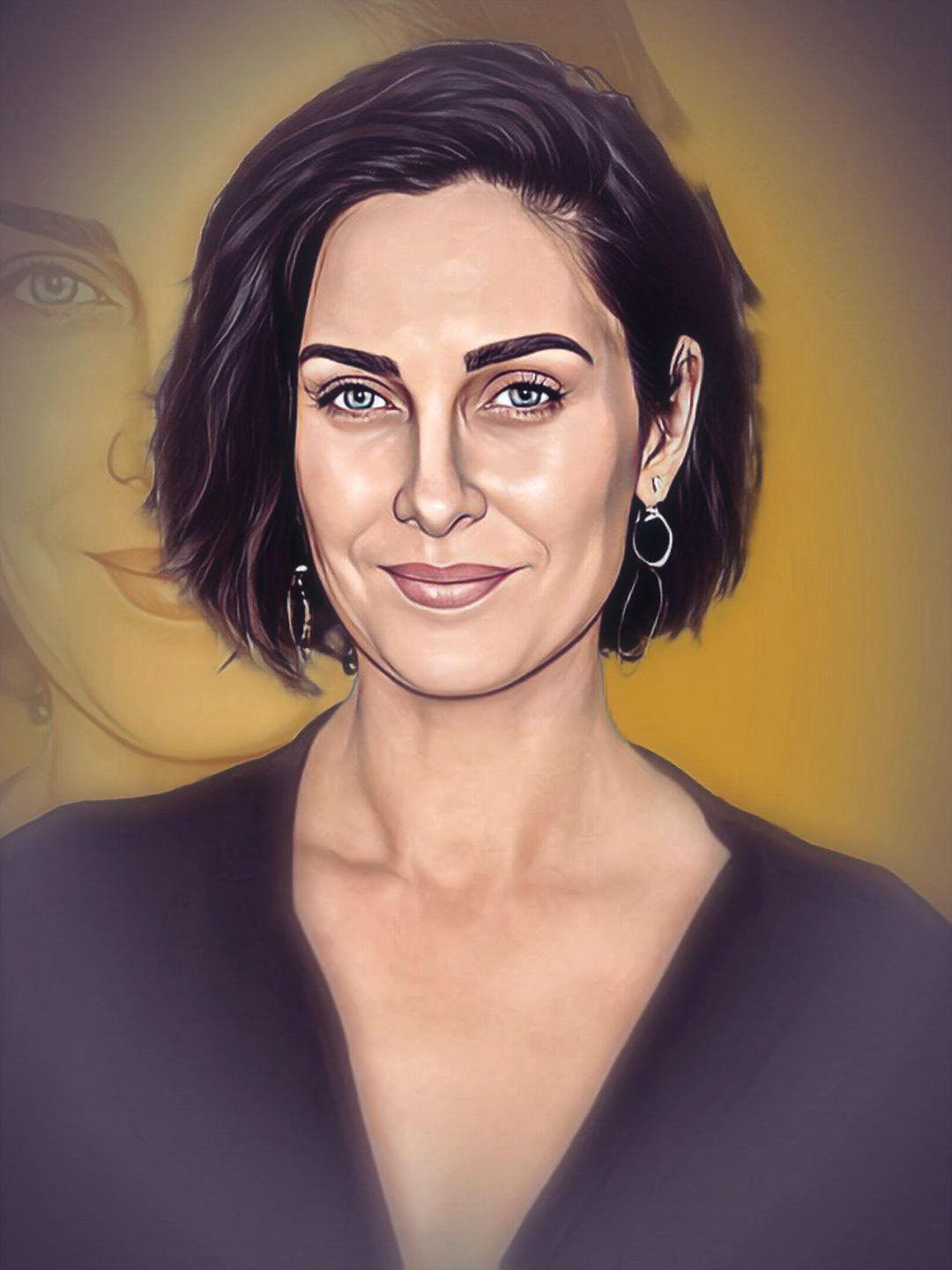 Amateur Nudism Naturism - Carrie-Anne Moss - Celeb ART - Beautiful Artworks of Celebrities,  Footballers, Politicians and Famous People in World | OpenSea