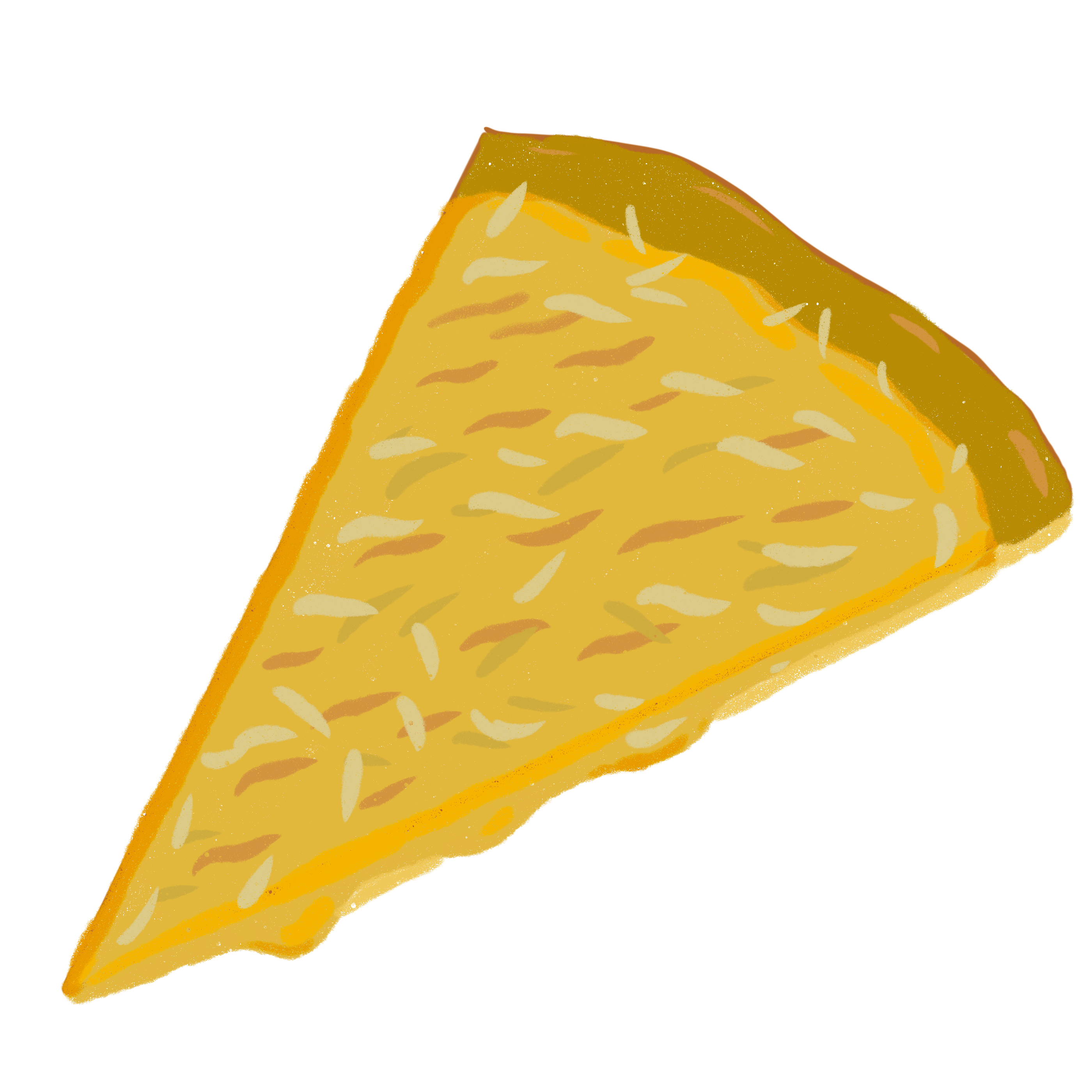 cartoon cheese pizza
