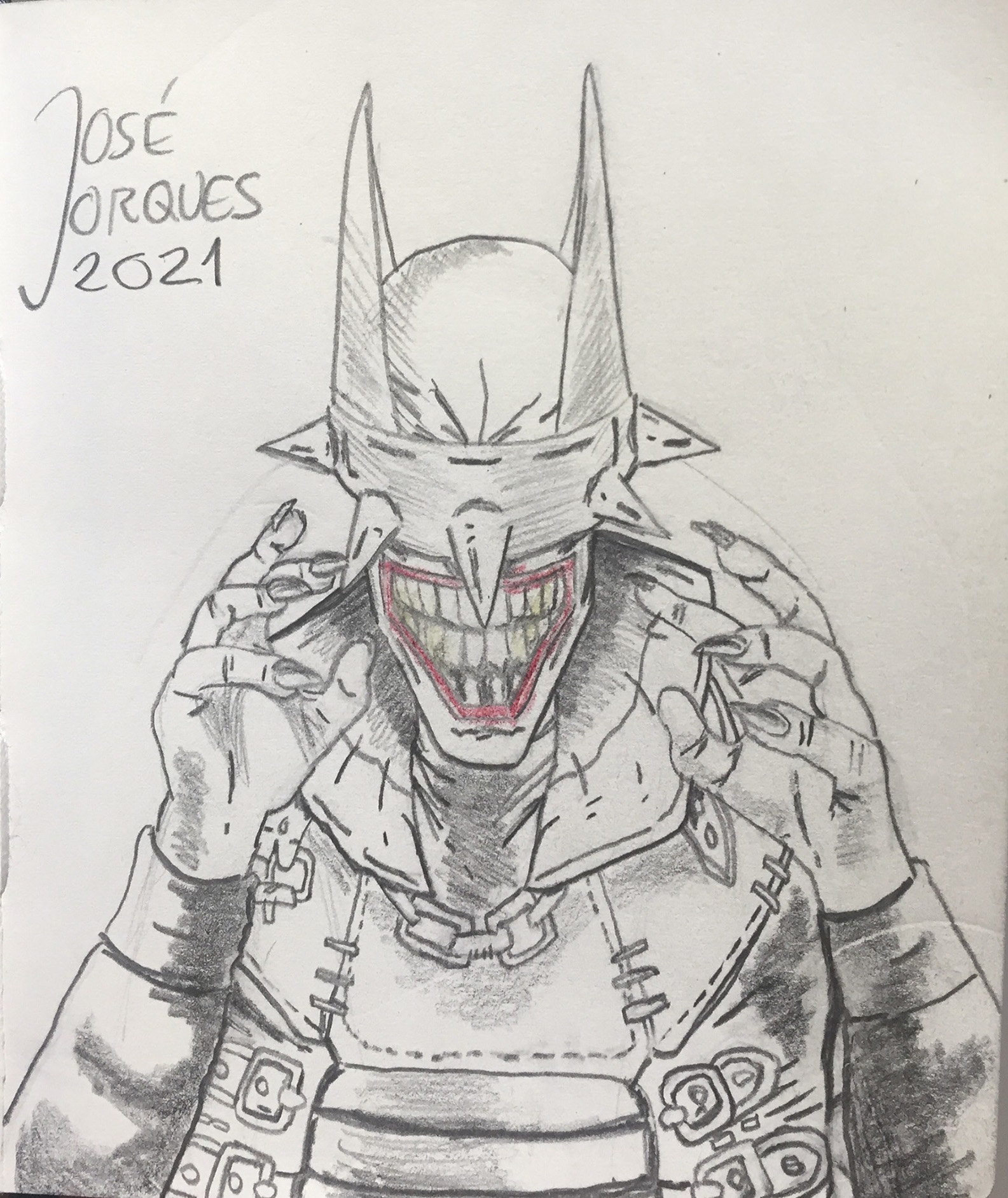 Dibujo de El Batman que rie - Dibujos de Jose Jorques | OpenSea