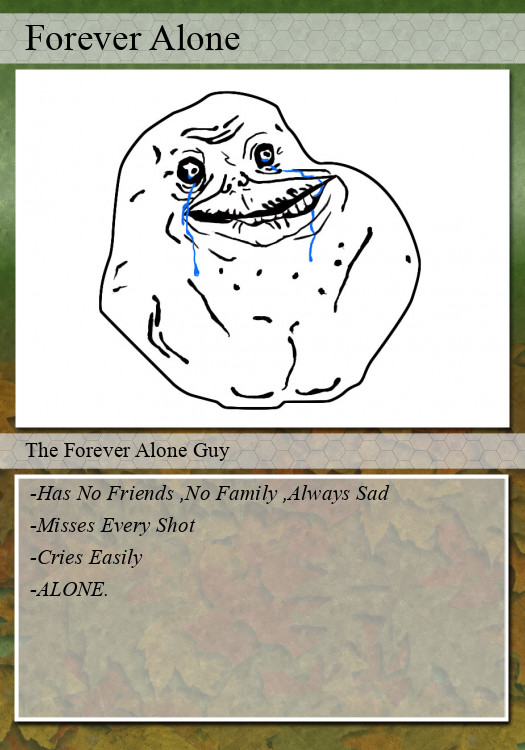 Forever Alone Troll Face Crying GIF