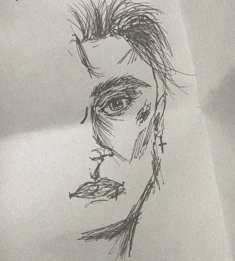 Face Profile Drawing Sketch - Drawing Skill