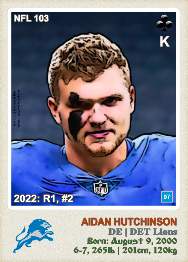 Lions sign DE Aidan Hutchinson to $35.7 million, 4-year deal