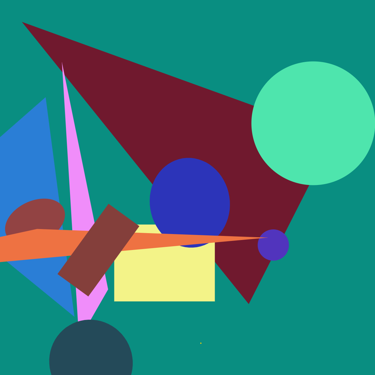 tiresome chase - Geometric Shapes by PachoAI