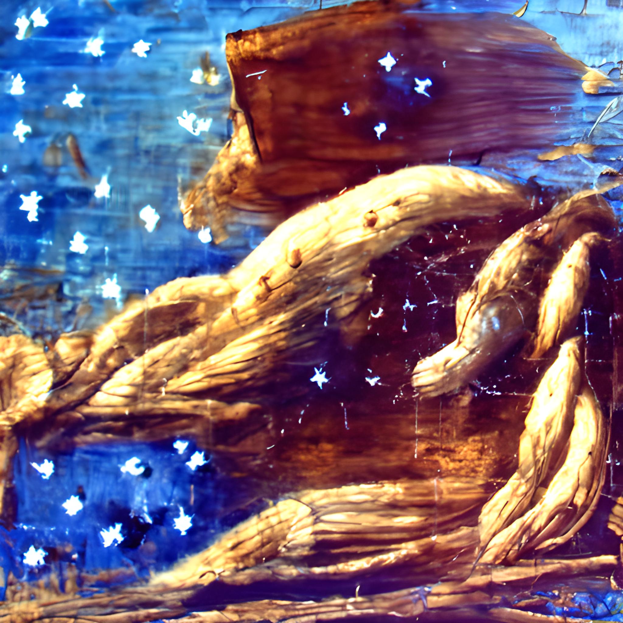 starry night by leonardo da vinci