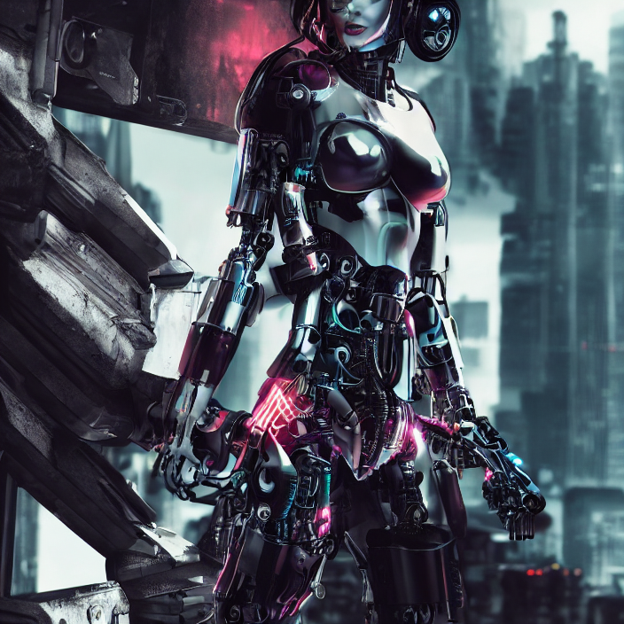 Women Cyborg AI - Collection | OpenSea