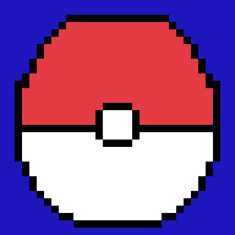 pokeball pixel art