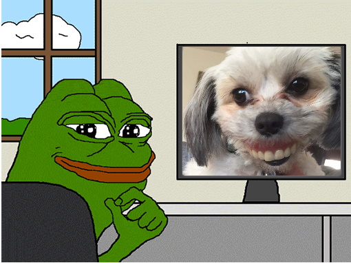 No 5. A Dog With Human Teeth - Pepe Looks At Funny Animals | OpenSea