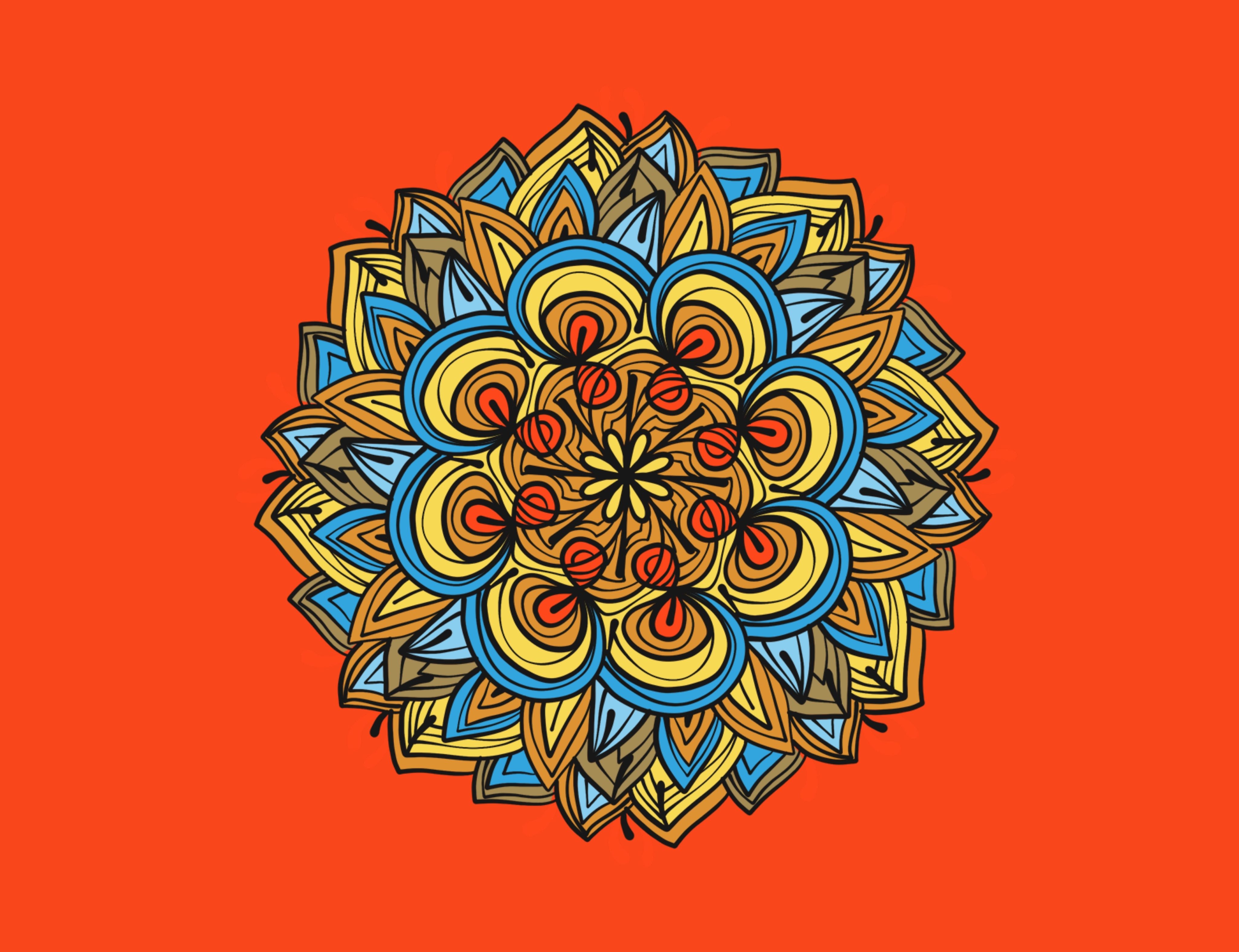 Mandala #18 - Mandala Madness - Art, Abstract, Soul, Color, Life