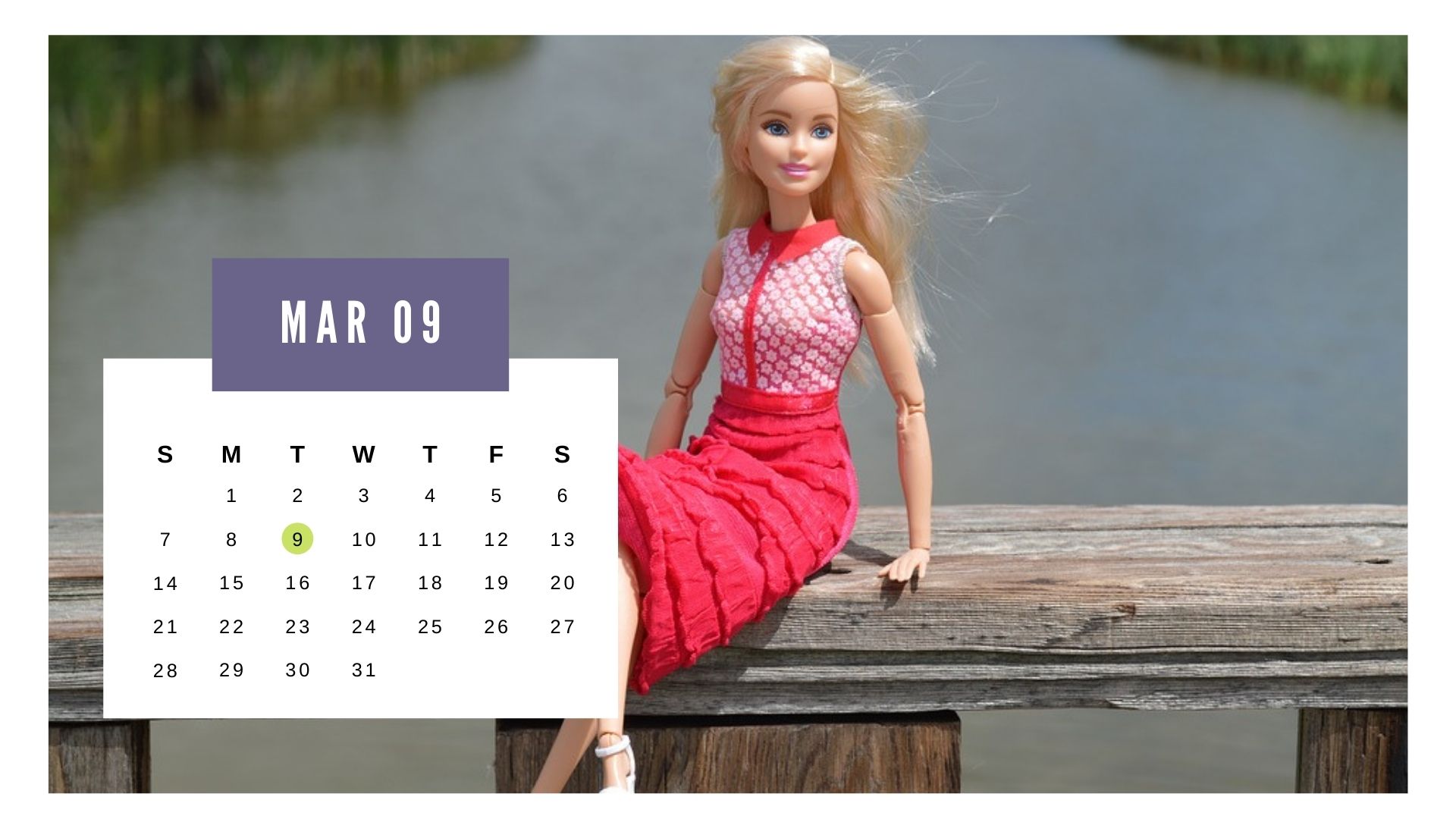 Barbie discount calendar 2021