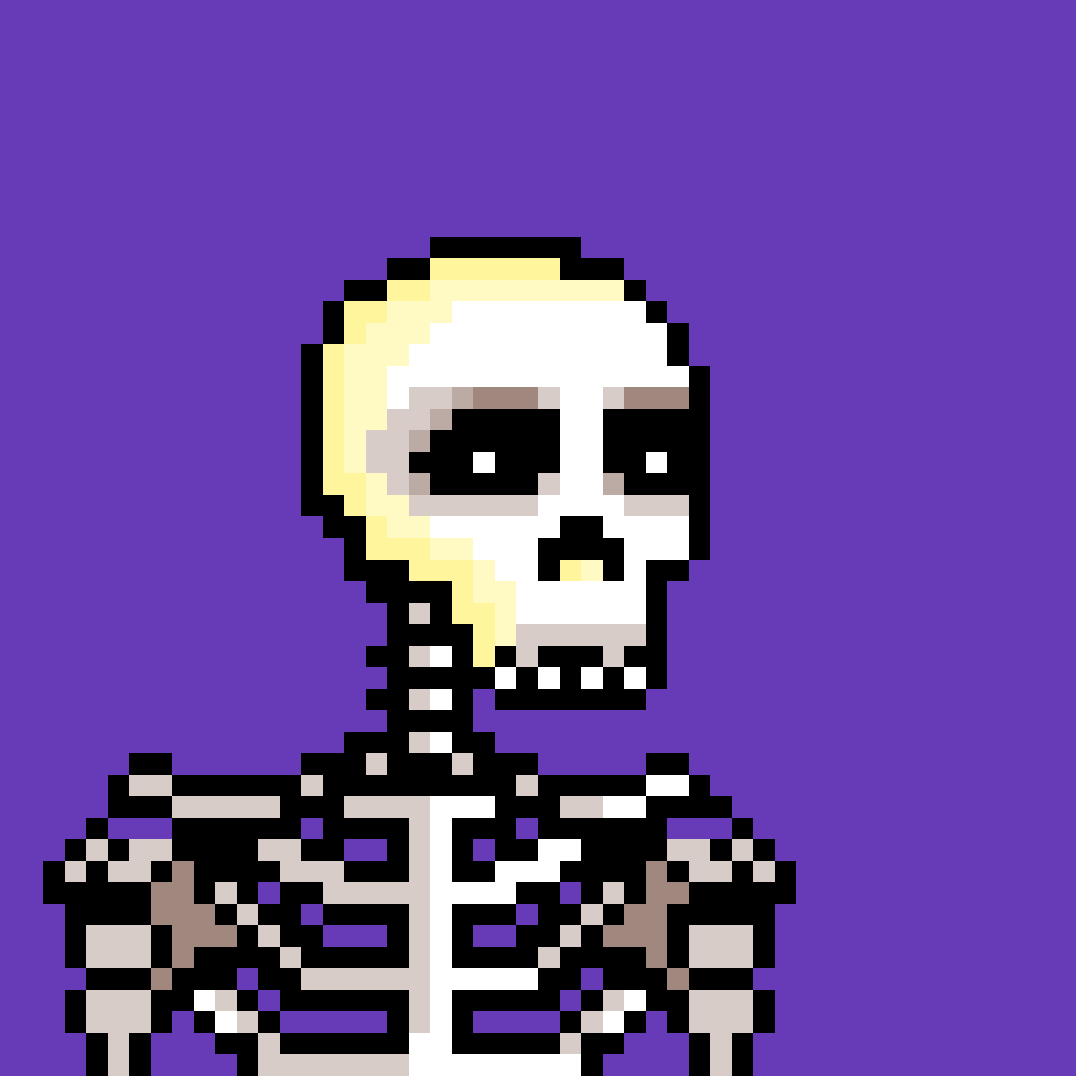 NFT #SKELETOONS SKINNY7 - SKINNY SKELETOONS