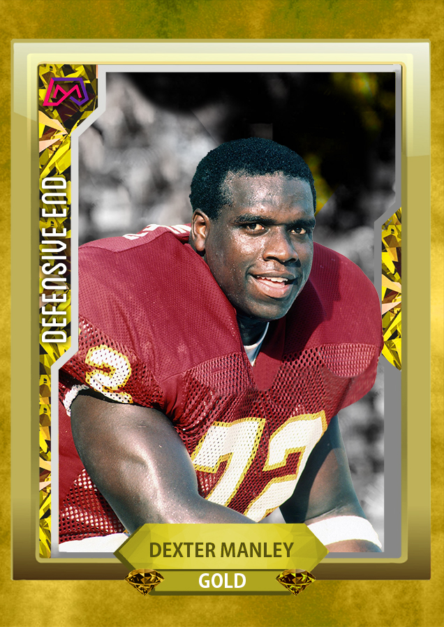 : 1991 Pacific Football #655 Dexter Manley Tampa Bay Buccaneers  Official NFL Trading Card : Collectibles & Fine Art