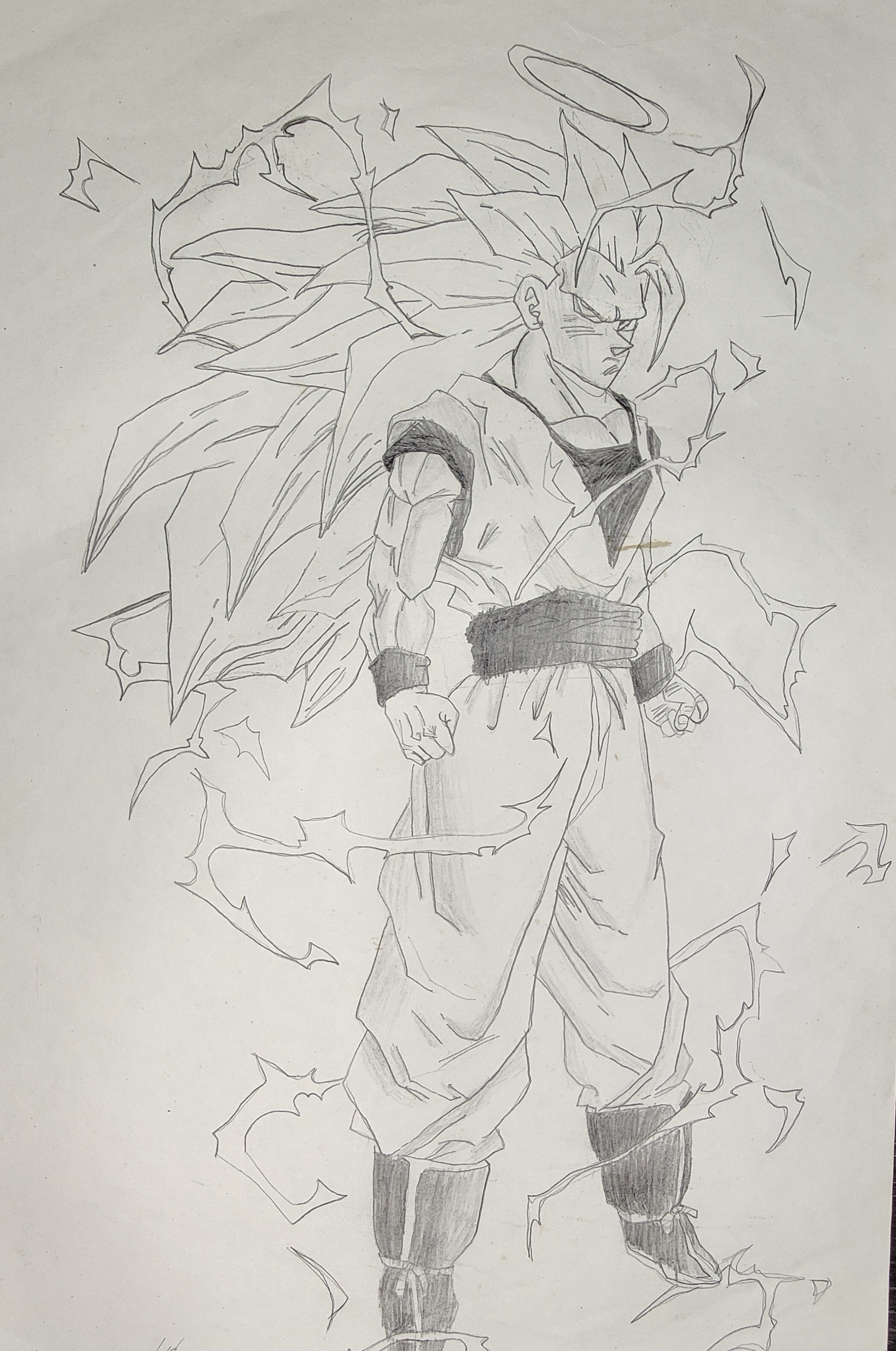 Goku Vegeta Line art Frieza Drawing, goku, white, monochrome png | PNGEgg