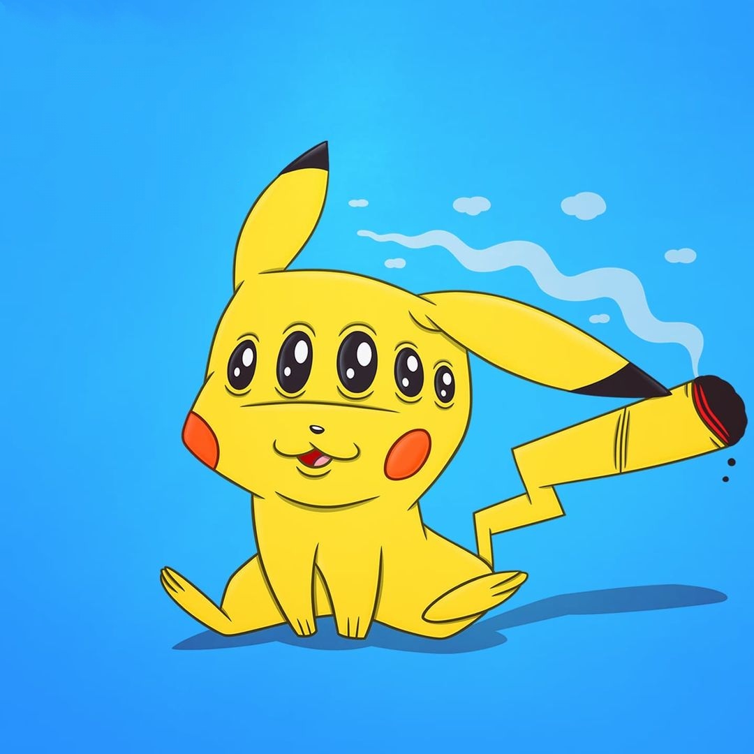 pikachu #5 eyes high - WEED LIFE COLLECTION | OpenSea