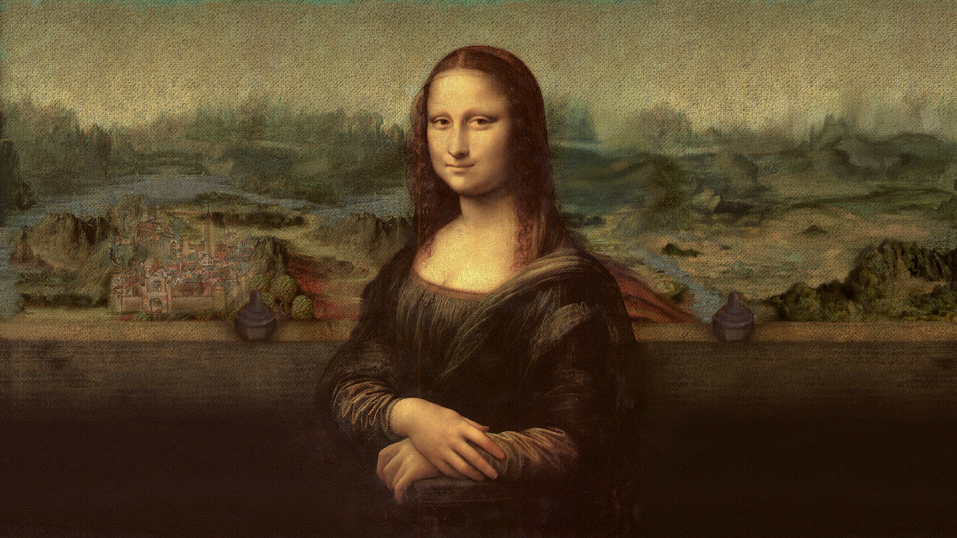 Mona Lisa Landscape The Next Art OpenSea