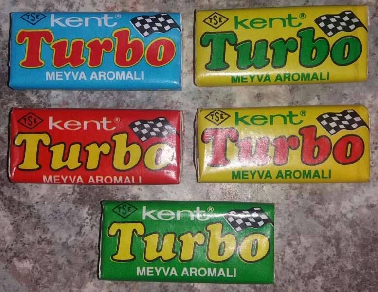 Collection of pictures of chewing gum TURBO Collection OpenSea