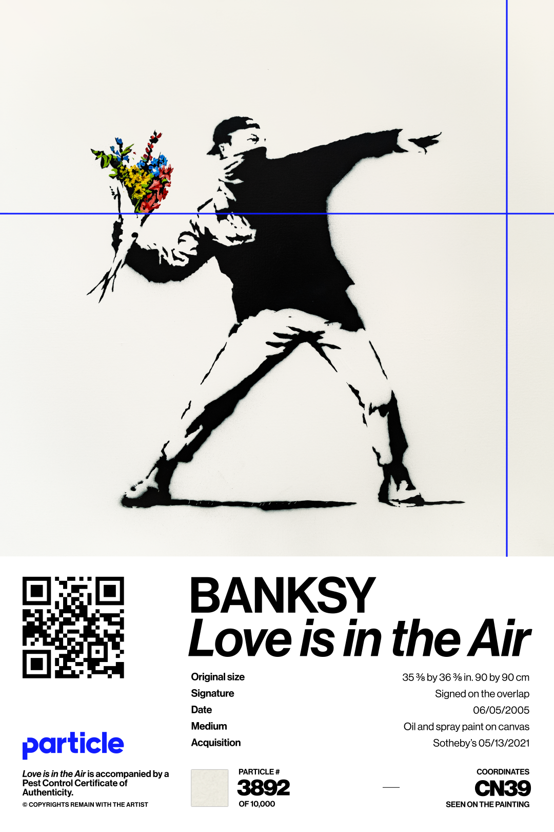 Banksy | Love Is In The Air #3892 - Particle | Banksy Love Is_In 