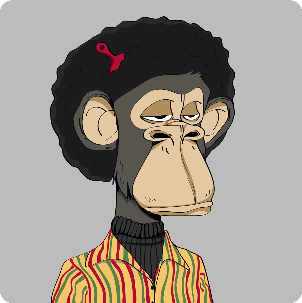Afro Samurai Ape - Hidden Bored Apes
