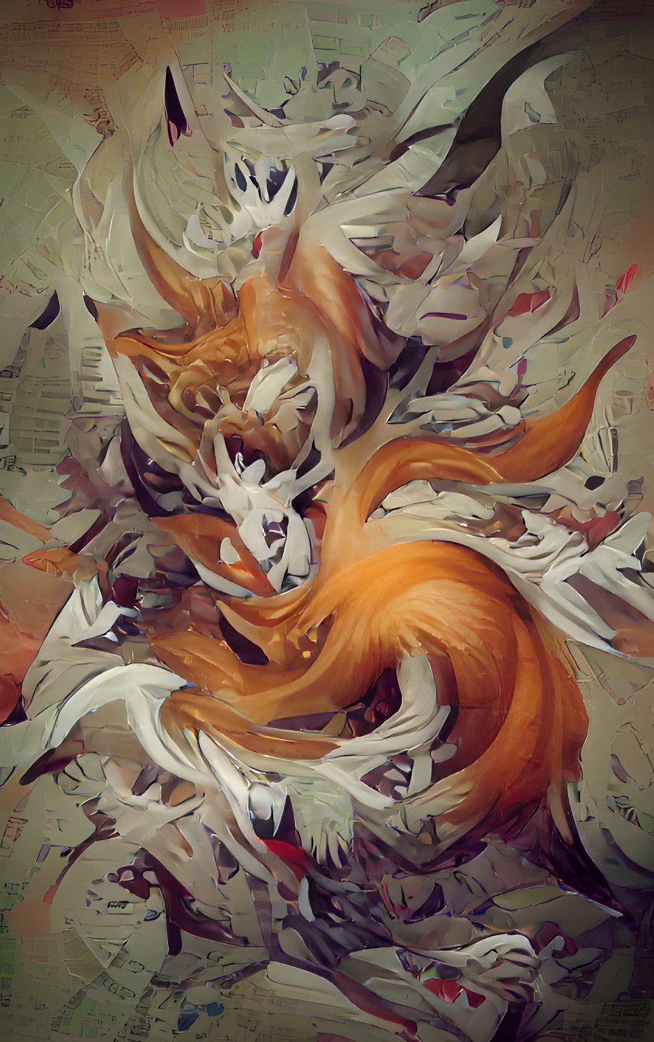 Download Anime Girl Nine Tailed Fox Wallpaper  Wallpaperscom