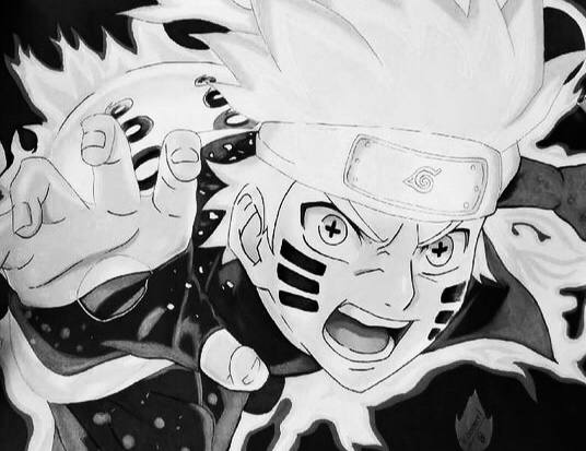 Naruto Sage mode, Manga style : Naruto