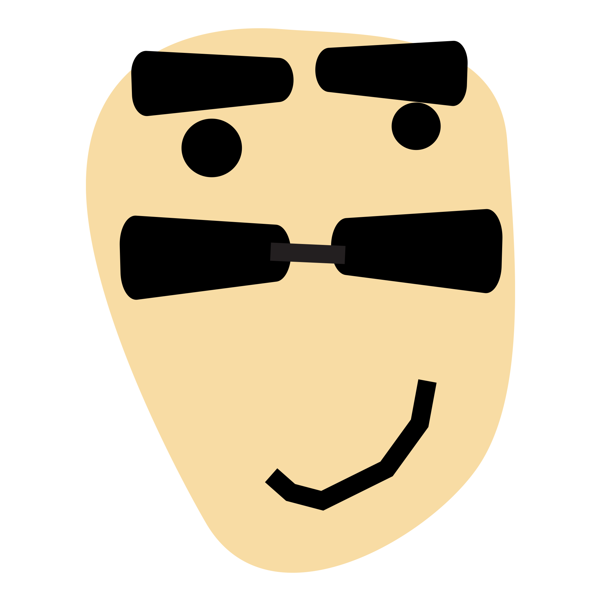 Smiling face with sunglasses. Wlad's meme avatar. - Wlad's meme