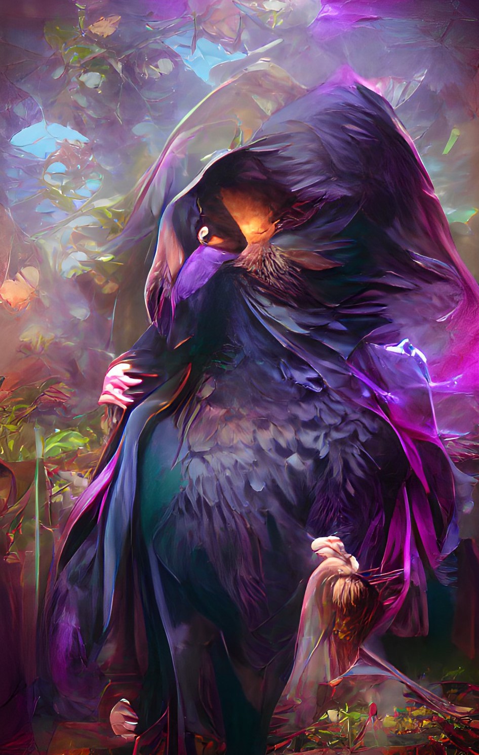 mythological raven art